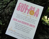 Cute as a Button Baby Shower Invitation (set of 10) Il_170x135