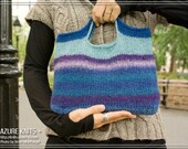Bag - Hand-knitted and Felted Mini tote