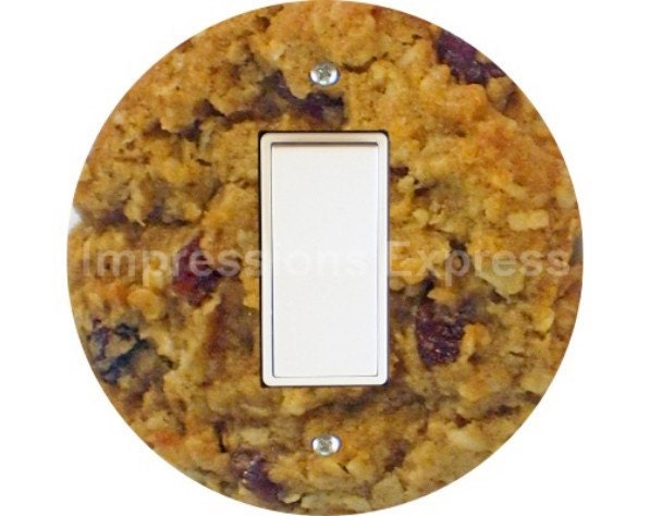 Oatmeal Raisin Cookie Decora Rocker Switch Plate Cover