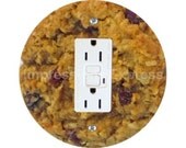 Oatmeal Raisin Cookie GFI Outlet Plate Cover