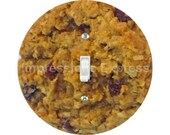Oatmeal Raisin Cookie Single Toggle Switch Plate Cover