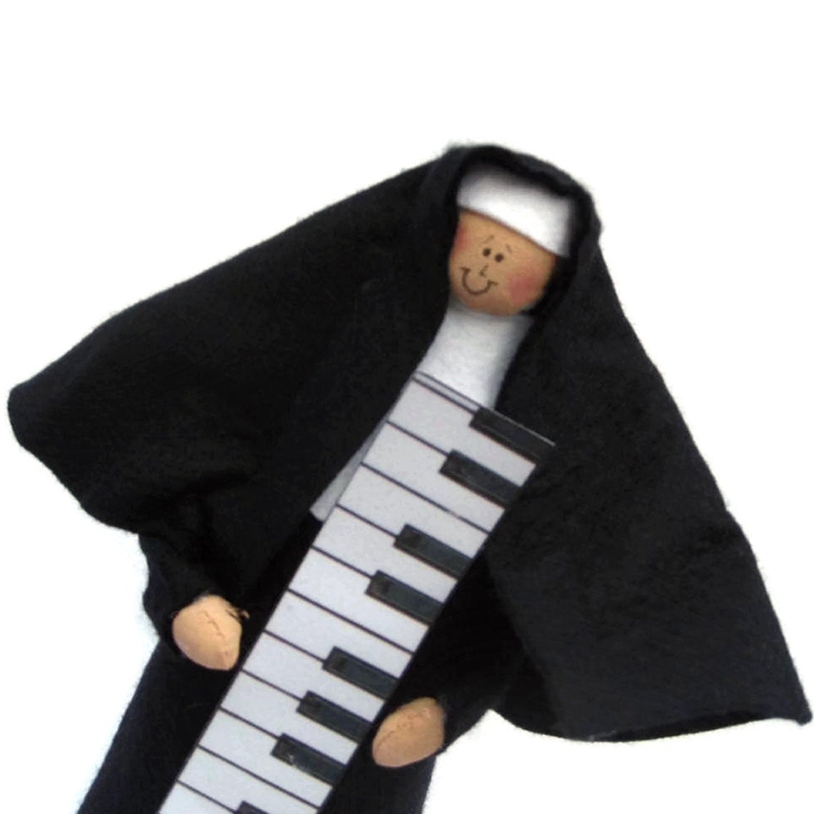 Nun doll Catholic gift-piano teacher Sister Mary Melody