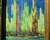 California Mid Century Modern Painting