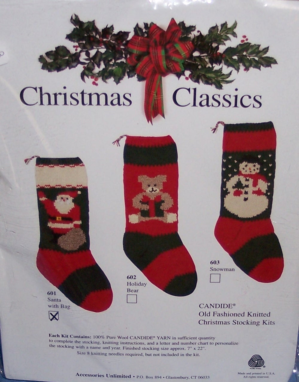 SALE Santa with Bag Stocking Kit 50% Off Coupon Code "Stocking"