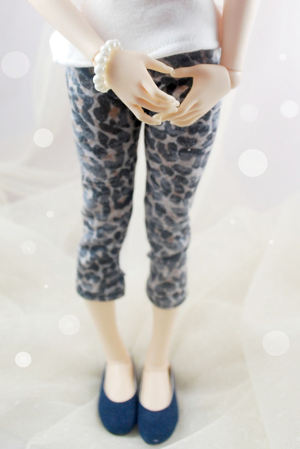 Leopard Leggings for MSD sized dolls