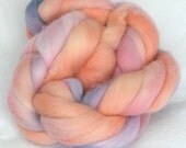 Polwarth wool Top, Sherbert, 4oz