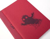 8 Bit Ghost journal red pocket moleskine (ruled) video game ghost