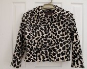 Girls Faux Fur Cheetah Print Jacket Size 7 - Reduced Price