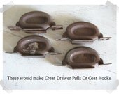 Vintage Hardware Drawer Pulls ...Rustic Vintage Petite Set of 4