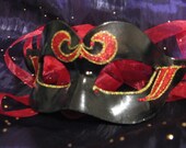 Diabla Handmade Leather Masquerade Mask