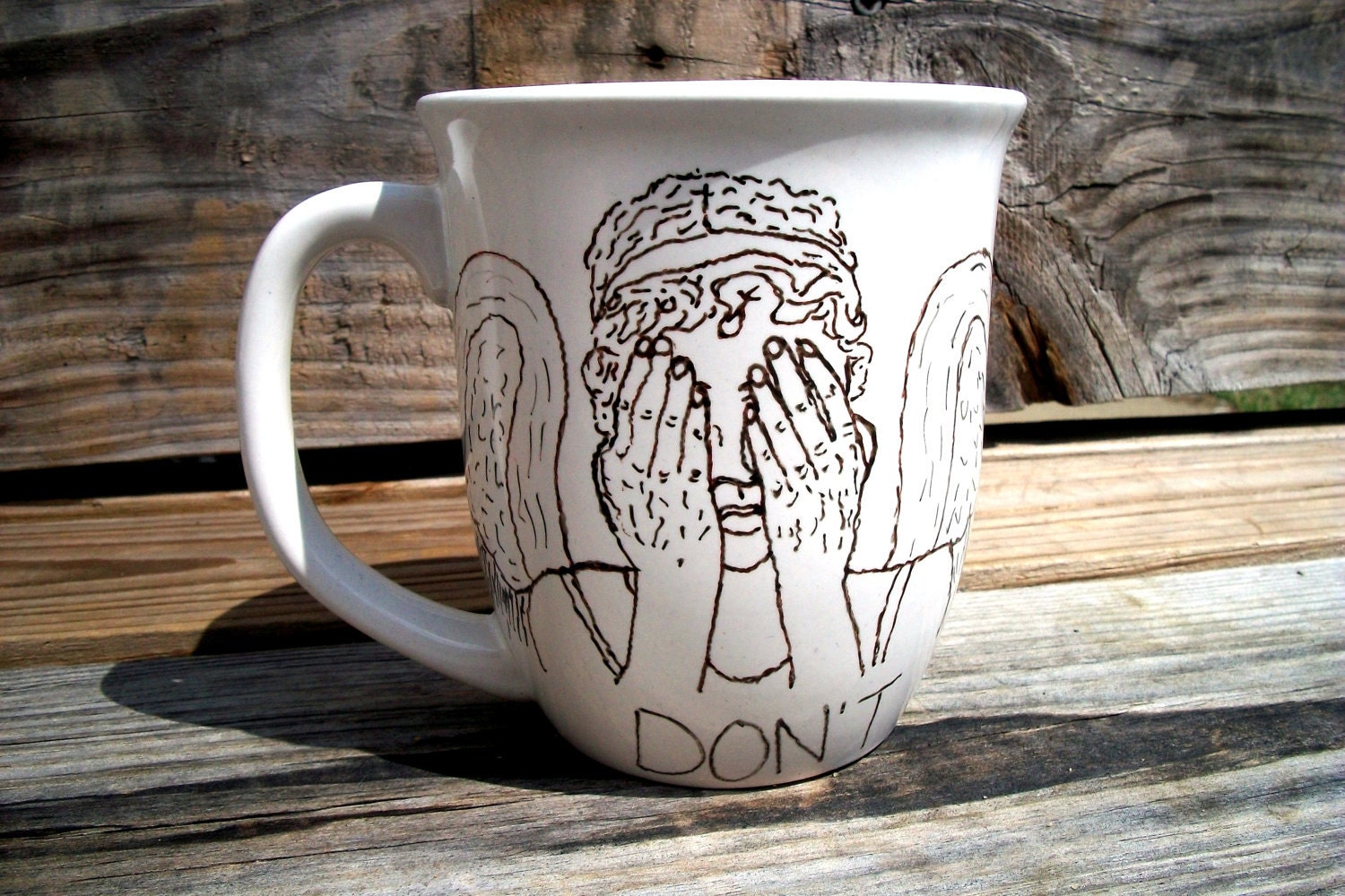 Dr Who Don't Blink The Angels Have The Tardis Coffee Mug Tea Cup MMMug
