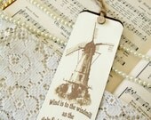 Bookmark Religious Bookmark Wind is to the Windmill as the Holy Spirit is to the Soul