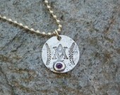 Amador Valley Silver Baseball/Softball pendant