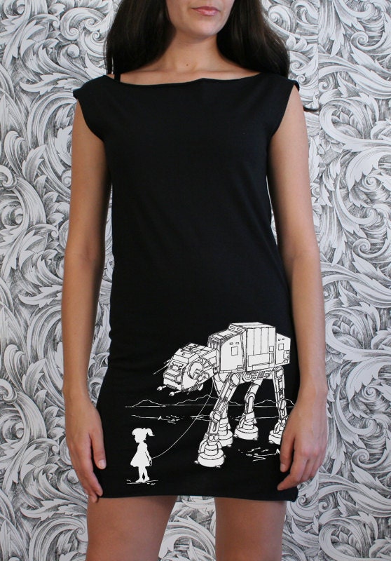 My Star Wars AT-AT Pet - American Apparel T Dress ( Star Wars ATAT Dress )