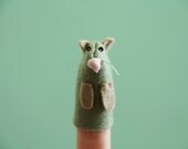 Cat Finger Puppet, Sage