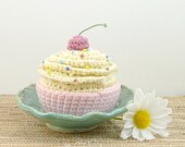 Pottery cupcake plate