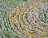 Crochet Area Rug - Lemon and Lime