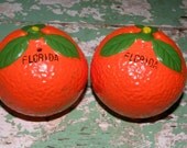 Florida Oranges Salt and Pepper Shakers fruit Orange Pay it Forward PIF