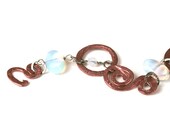 Bracelet made from reclaimed industrial metals