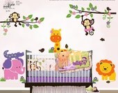 Jungle wall decal - Bananafish Jungle wall decal