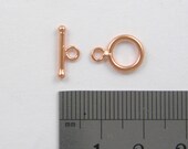 10 Sets 9mm TOGGLE CLASP Solid Copper