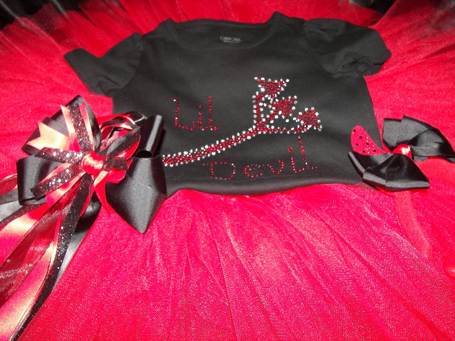 LiL Devil Boutique BLING Tutu Set--Perfect for Halloween--