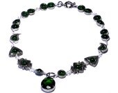 Steampunk Jewelry - Emerald Green