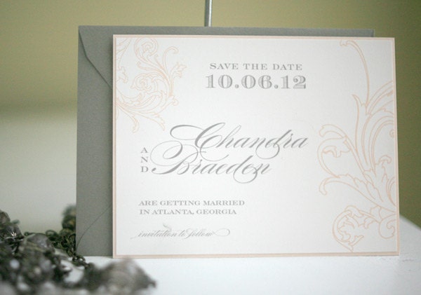 Baroque Save the Date