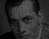 Ed Sullivan - 11x14 Typographical Portrait Fine Art Print