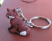 Red Fox Totem Keychain