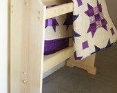 Unfinished free standing Quilt rack wood ready to assemble