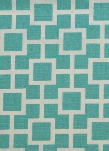 Pair of curtain drapery panels,Robert Allen latticescape, AQUA, lined with poly cotton, 50 X 84 inches