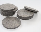 SALE Small Industrial Felt Circles