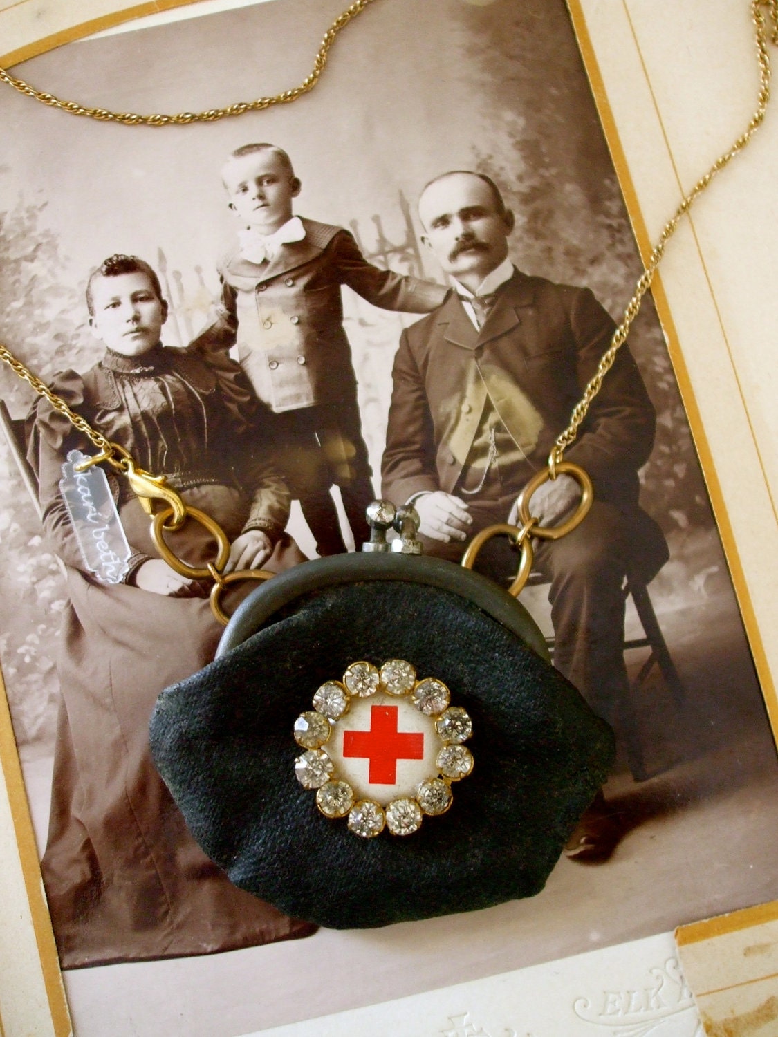 Donations -Vintage Assemblage Necklace