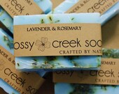 Lavender Rosemary Trio Shea Butter Handcrafted Soap