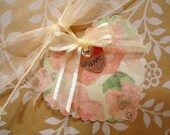 Sparkling Love  Heart Tag Set