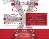 ORIGINAL CUSTOMIZEABLE Branding Set - Vector Logo, Business Card, Web Banner & 4 Specialty Label Designs
