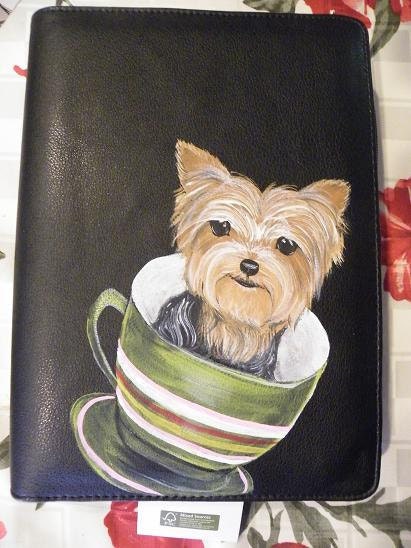 Day Planner Organizer  Hand Painted Dog Breed