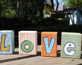 LOVE - Decorative Blocks