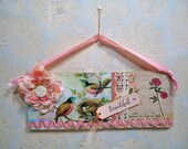 Mixed Media Collage Wall Art ,  Nature's Quiet Beauty