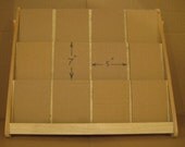 Craft show display greeting card slot