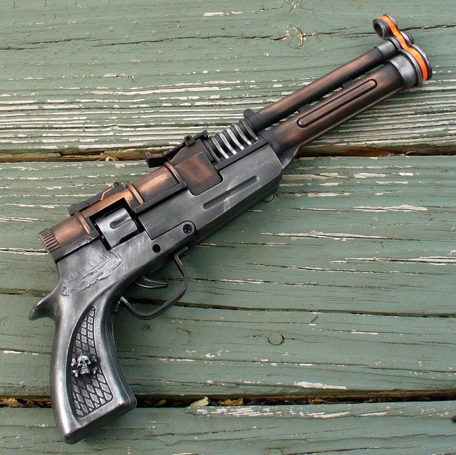 Steampunk Victorian TESLA  CAP Gun  VAMPIRE  killer