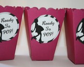 10 Popcorn Boxes Ready to POP- Choose your colors