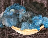 Hurricane Warning Hand Dyed Romney Locks-5.6 Ounces