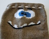 Camel Gossamer Monster Butt Pants - Wool Diaper Covers - Custom Knit Longies