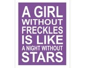 GIRL QUOTE 8x10 inch poster print by Finny and Zook