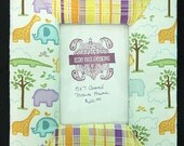 Baby Safari 5x7 Covered Picture Frame (Ready to Ship)