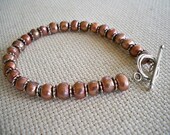 Peachy Pink Pearl Bracelet