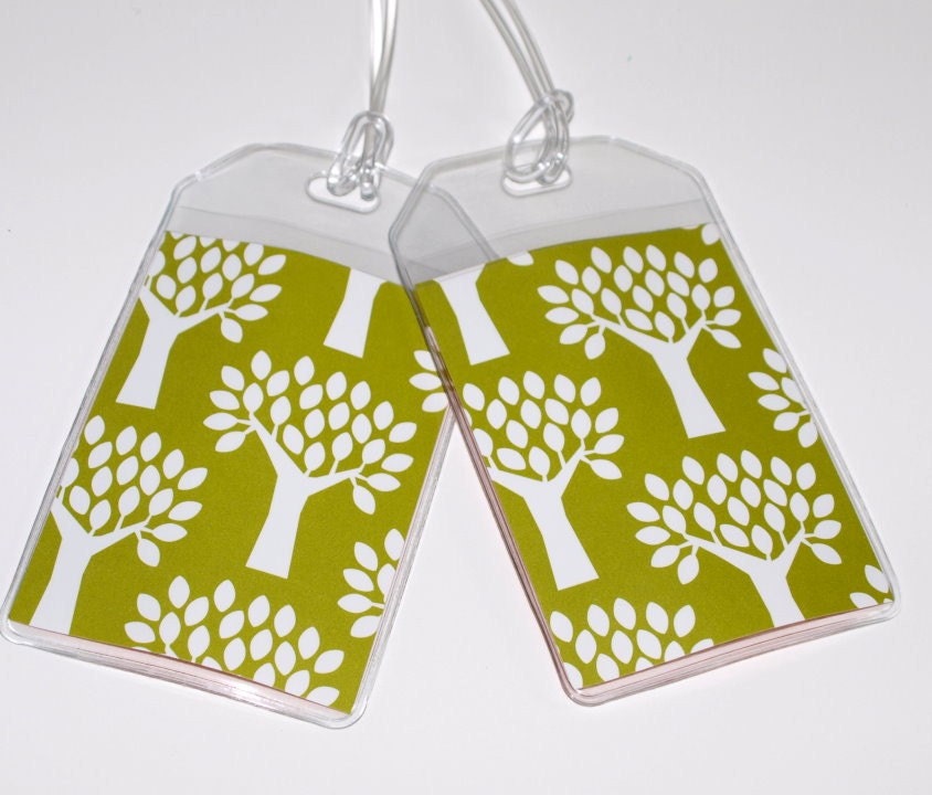 Luggage Tags - Set of Two  - Tree of Life