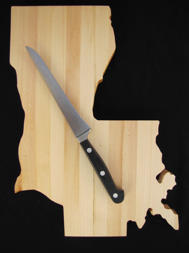 Louisiana Cutting Board State Of The Art by WoodBoB.COM